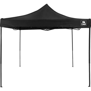 Imagem de Tenda Gazebo Dobrável Pagoda 3m x 3m Oxford Preta Bel