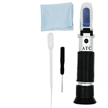 Imagem de 0-20% Refratômetro Brix Medição de Leite Precisão Ferramenta de Açúcar Soluções Portáteis