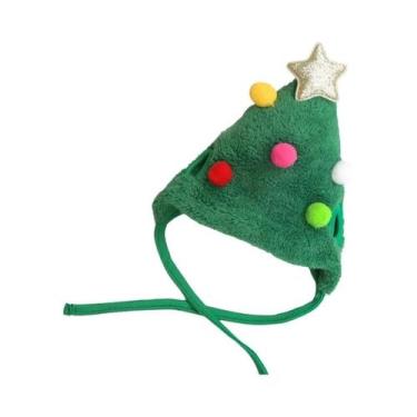 Imagem de Fantasia De Natal Para Animais De Estimação, Chapéu De Pelúcia, Gorro 