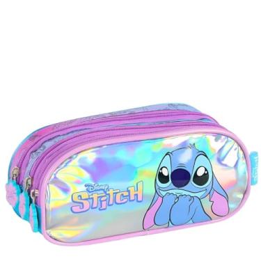 Imagem de Estojo Triplo, Luxcel, Stitch, Azul