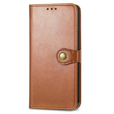 Imagem de Capa carteira para Samsung Galaxy S25/S25 Plus/S25 Ultra, capa flip clássica de couro masculino e feminino com fecho magnético à prova de choque