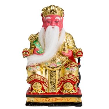 Imagem de FENNYYAR Deus da Terra consagrar estátua de Deus de Deus de Deus para decoração doméstica, 26 cm, 26 cm, enfeite de estátua de Buda de mesa para sala de estar