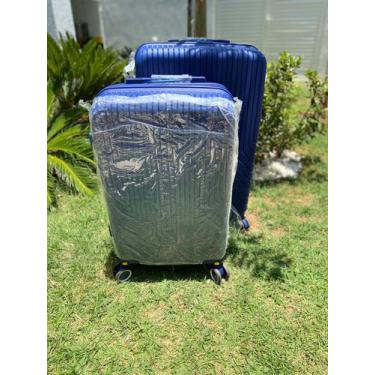 Imagem de Kit Mala Grande 35kg + Mala Media 23kg Maldivas - Ultraleve, Azul