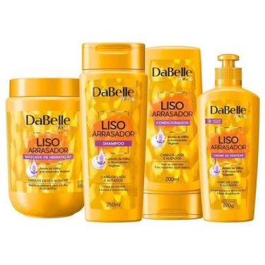 Imagem de Kit Dabelle Shampoo e Condicionador Liso Arrasador + Creme de Pentear 
