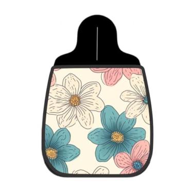 Imagem de Lixeira De Carro Organizador Lixinhocar Floral Retrô Tons Pastéis