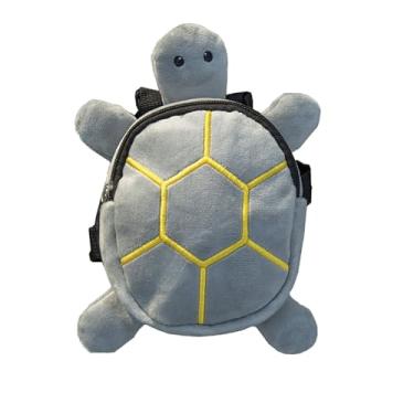 Imagem de IOICYBF Peitoral para cães com coleira, mochila ajustável para cães pequenos, bolsa fofa em forma de tartarugas, mochilas para transporte de animais de estimação para caminhadas, treinamento e