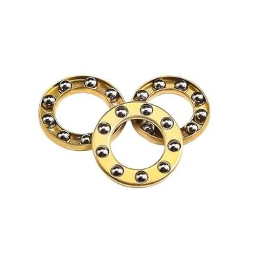 Imagem de 50 peças F4-8 F5-10 mini plano axial bola de aço rolamento axial acessórios de proteção de cobre (F4-8 (7,8 x 4,2 x 1,3))