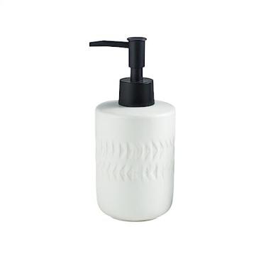 Imagem de Dispensador de sabonete de mão 250 ml Dispensador de sabão de cerâmica de luxo requintado xampu de banheiro gel de banho garrafa dividida dispensador de sabão de banheiro dispensador de sabão de prato