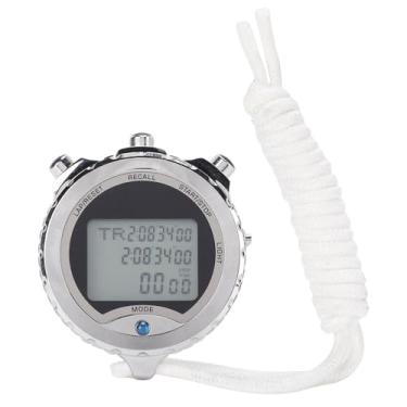 Imagem de Luocute Cronômetro Multifuncional, Cronômetro Esportivo Digital de Alta Precisão de 0,01s Com Alarme de Calendário de Relógio 60 Memória para árbitros de Natação de Treinamento Esportivo