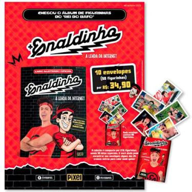 Imagem de Pacote de Figurinhas Enaldinho A Lenda da Internet - 10 Pacotes com 5 