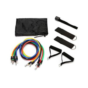 Imagem de Kit Com 5 Elásticos Extensores Multi Função Ginástica Woder-Unissex