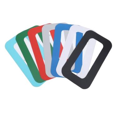 Imagem de Luqeeg Conjunto de Proteção de Base de Barbatana de Prancha de Stand Up Paddle Inflável, Ajuste de Precisão 7 Peças Protetores de Caixa de Barbatana de Prancha de Surf para Canoas,