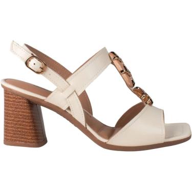 Imagem de Sandália Feminina Casual Social Dia a Dia Passeio Trabalho Festa Salto Médio Grosso Conforto Dakota Y9762