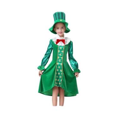Imagem de Fantasia Verde De Leprechaun Irlandês Para Crianças, Traje Para O Dia 