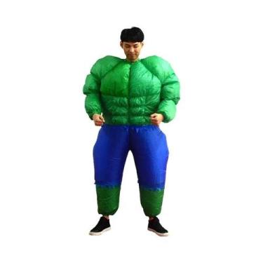 Imagem de Fantasia Inflável Do Hulk Para Adultos, Mascote De Anime Para Festa De