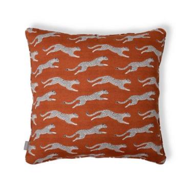 Imagem de Capa de Almofada Estampada com Cordonê Safari Terracota - Westwing Col