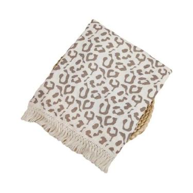 Imagem de Mantas De Algodão Respirável Muslin Duplo Com Franjas Para Bebês E Cri
