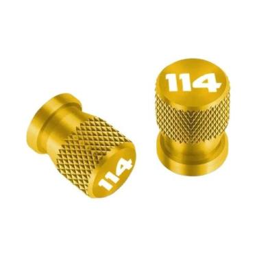 Imagem de Tampas De Válvula De Pneu CNC Para Motocicletas Harley Softail Fat Boy