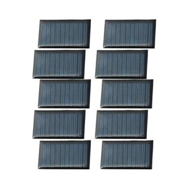 Imagem de Painel Solar Mini 5V 30mA 53x30mm 10 Peças/Lote Para Eletrônicos DIY A
