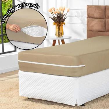 Imagem de Capa de Colchão Solteiro Malha Gel Com Zíper Várias Cores - ANNY SHOP 