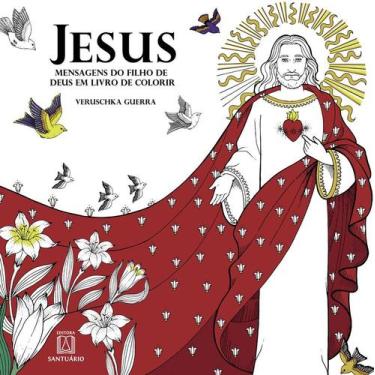 Imagem de Livro - Jesus mensagens do filho de Deus em livro para colorir