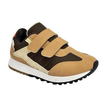 Imagem de Tênis Klin Infantil Walk Mini 216127 Café/Capuccino/Off White-Unissex