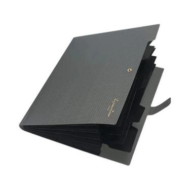 Imagem de Pasta Expansível A4 Com 5 Bolsos, Organizador Portátil De Papel Para M