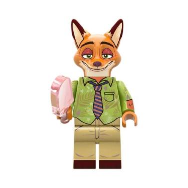 Imagem de Figuras De Blocos De Montar Zootopia: Nick, Judy, Dawn, Bellwether, Le