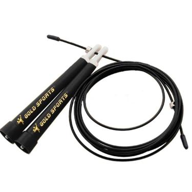 Imagem de Corda de Pular Gold Sport Electra Com Rolamento e Cabo de Aço Revestido em PVC-Unissex