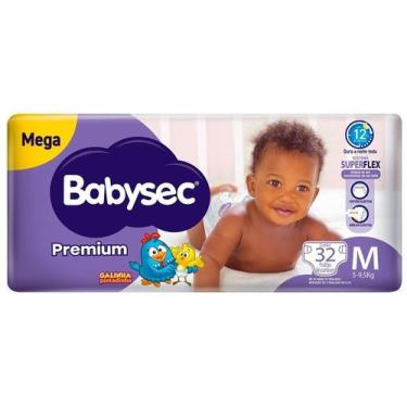 Imagem de Fralda Descartável Babysec Galinha Pintadinha Premium M 32 Tiras, M, 3