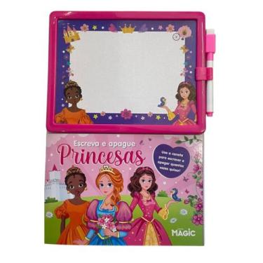 Imagem de Livro e Lousa Escreve E Apague - Livro Magic Kids - NoBrand, Princesas