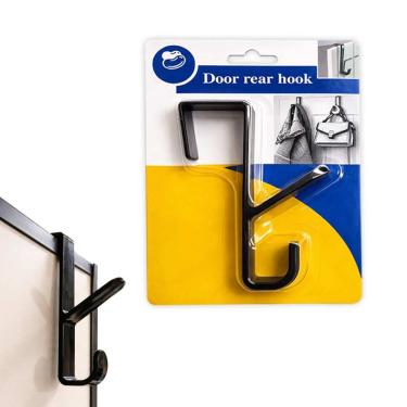 Imagem de Suporte Alça Porta Gancho Duplo Multiuso Organizador Resistente Bolsa Casaco Toalha