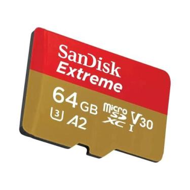 Imagem de Cartão De Memória SanDisk MicroSD 32GB 64GB 128GB 256GB UHS-I U3 C10 V