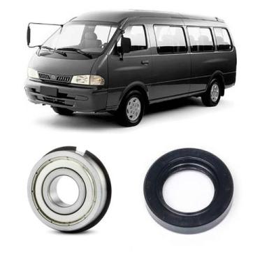 Imagem de Rolamento e Retentor Eixo Piloto KIA Besta - AD Parts