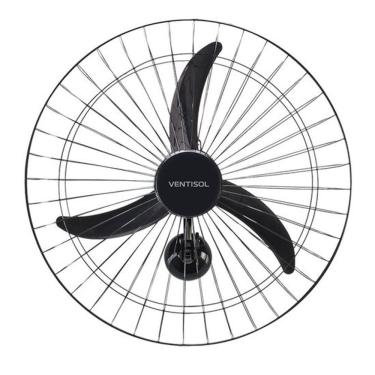 Imagem de Ventilador de Parede 147W 60cm Preto New Premium 110V para Uso Comercial com Inclinação...