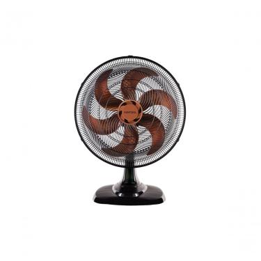 Imagem de Ventilador de Mesa 135W Hélice 44cm 6 Pás 3 Velocidades Preto, Bronze Osc Mesa Turbo 50cm 6 Pás 220V