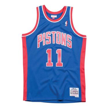 Imagem de Regata Mitchell & Ness Swingman Jersey Detroit Pistons Road 1988-89 Isiah Thomas Mascul...