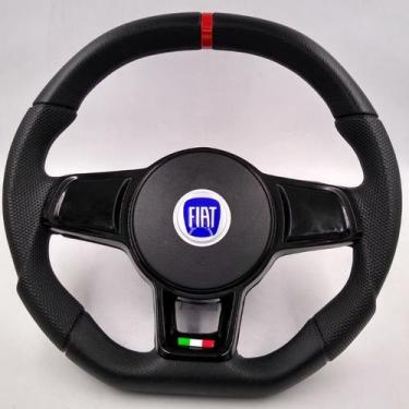 Imagem de Volante Lançamento Fiat Itália Palio 1996 97 98 99 2000 A 2013 + Cubo