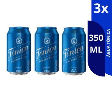 Imagem de Água tônica Antártica em Lata 350 mL pacote COM 3, 6 OU 12 unidades - 