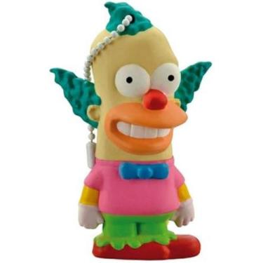 Imagem de Pen Drive Krusty Simpsons 8GB USB Leitura 10MB/s e Gravação 3MB/s Mult