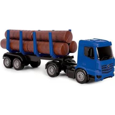 Imagem de Caminhão De Brinquedo Transtoras Superfrota Cor Sortido - Poliplac 718