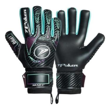 Imagem de Luva Poker Goleiro Pro Hug Flex 5, Preto, Verde, 9