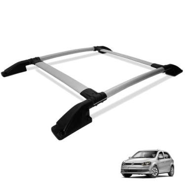 Imagem de Rack Bagageiro Teto Gol G5 G6 2008 a 2016 Tubolar Prata - Track