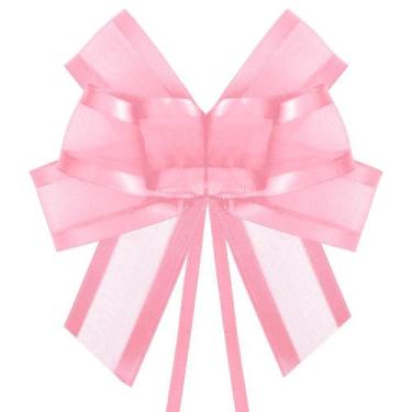 Imagem de Laço Rápido Voal com Aurela Acetinada - Fitas Progresso, 310 - ROSA BE