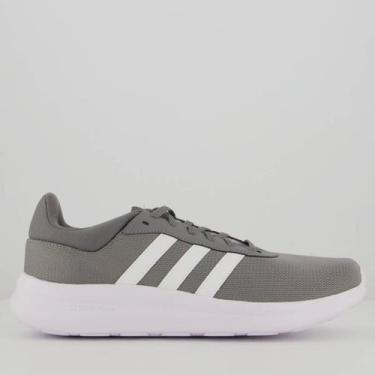 Imagem de Tênis Adidas Lite Racer 4.0 Cinza e Branco, 45