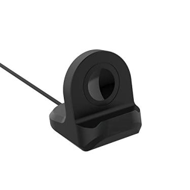 Imagem de Dock Cabo Carregador de Mesa compatível com Samsung Galaxy Watch 4 - Galaxy Watch 3 - Galaxy Watch Active - Marca LTIMPORTS (Preto)