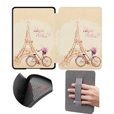 Imagem de Capa macia de 6 polegadas para Kindle Basic (apenas para 10ª geração de 2019, modelo J9G29R) com Auto Wake/Sleep, capa protetora à prova d'água com alça de mão