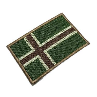 Imagem de BP0054T03 Bandeira Noruega Patch Bordado Termo Adesivo