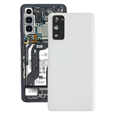 Imagem de HONGYAN Peças de substituição de telefone celular Tampa traseira da bateria com tampa da lente da câmera para Samsung Galaxy S20 Fe Acessórios telefônicos