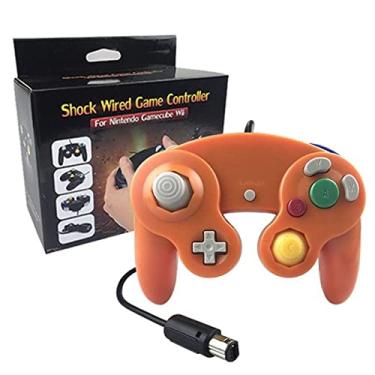 Imagem de Controle Para Game Cube Nintendo Wii/U Switch Computador Laranja